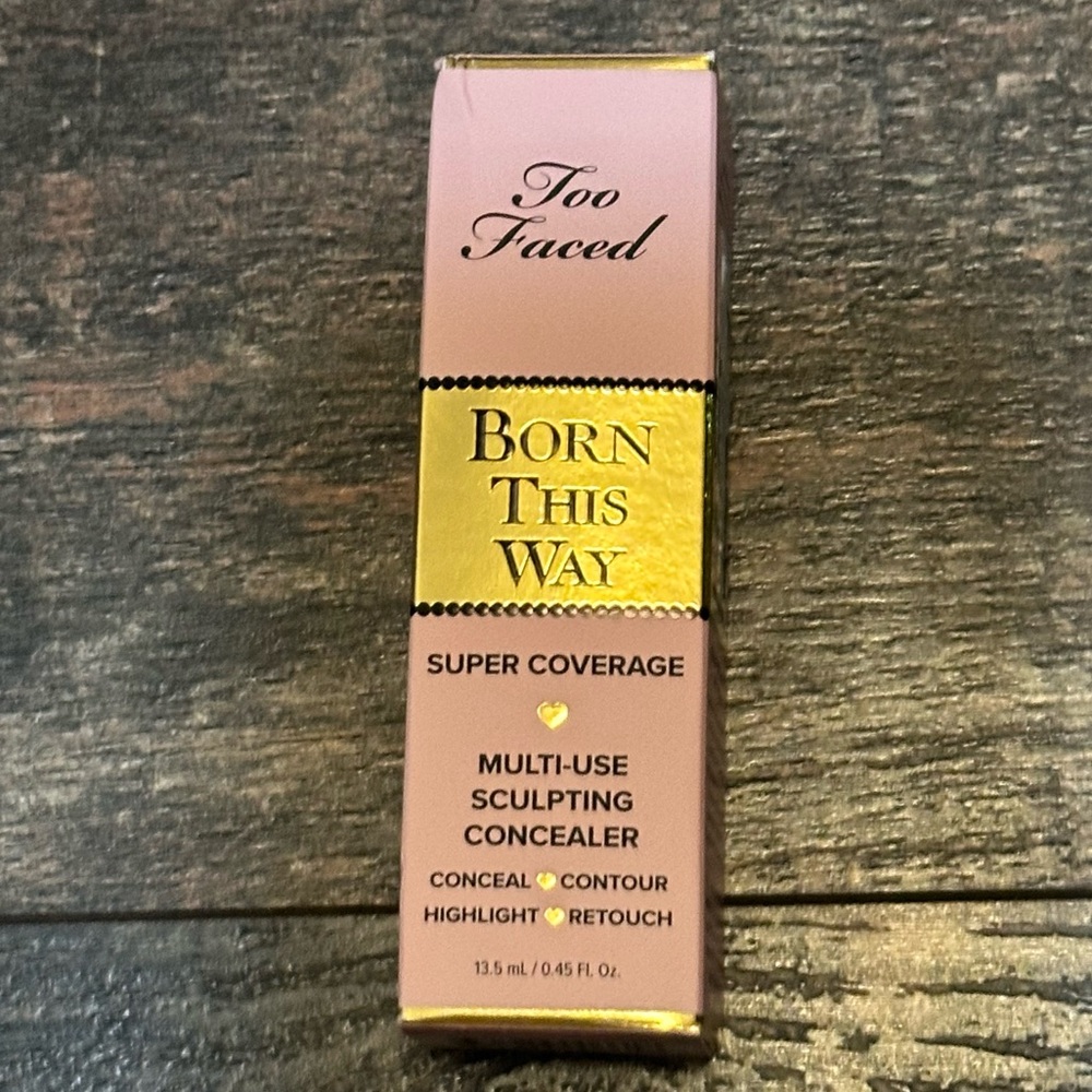 Too Faced Born This Way Spiced Rum super coverage concealer BNIB BNWT full size - Picture 7 of 12